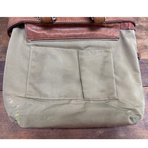 Vintage COACH Hamptons Brown Leather Shoulder Bag Tote Purse Style No. F12607 - Picture 15 of 16